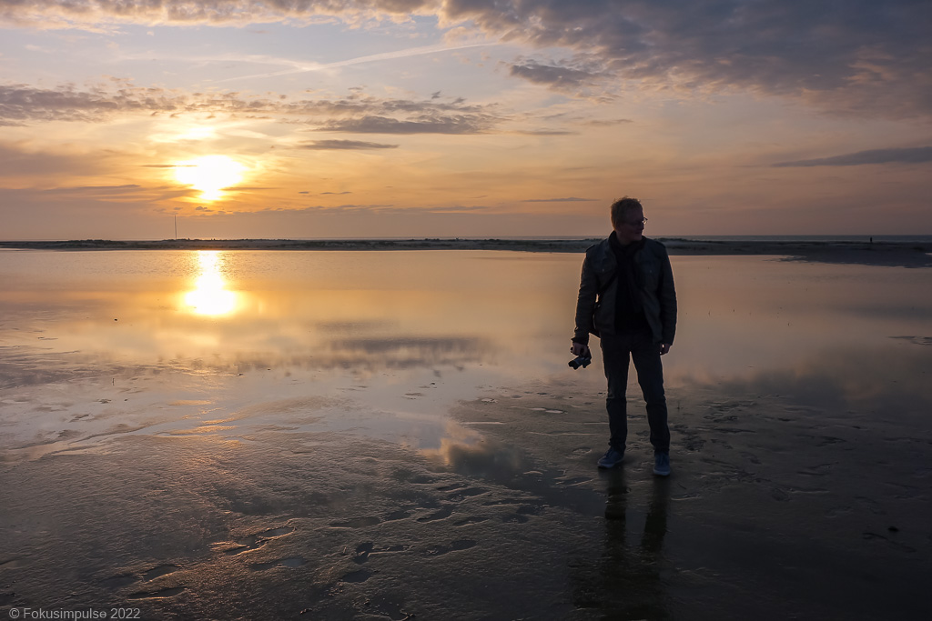 Fokusimpulse - Amrum Sonnenuntergang Kniepsand