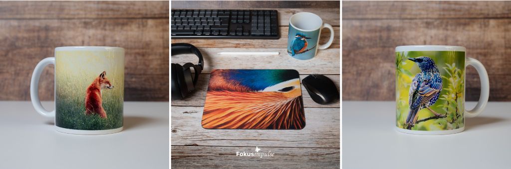 Fokusimpulse Kreative Fotoprodukte in unserem Etsy-Shop entdecken - Tassen Mousepads