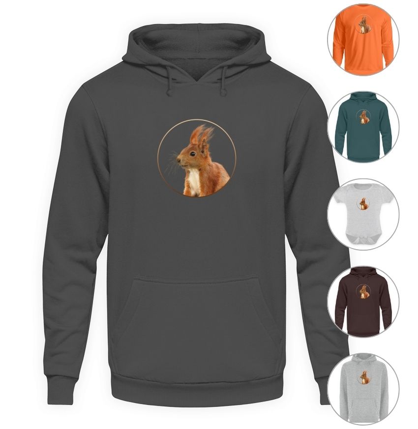 © Karo und Mayk Kollektion Naturbunt Hoodie T-Shirt Eichhörnchen Karo und Mayk Kollektion Naturbunt Hoodie T-Shirt Eichhörnchen