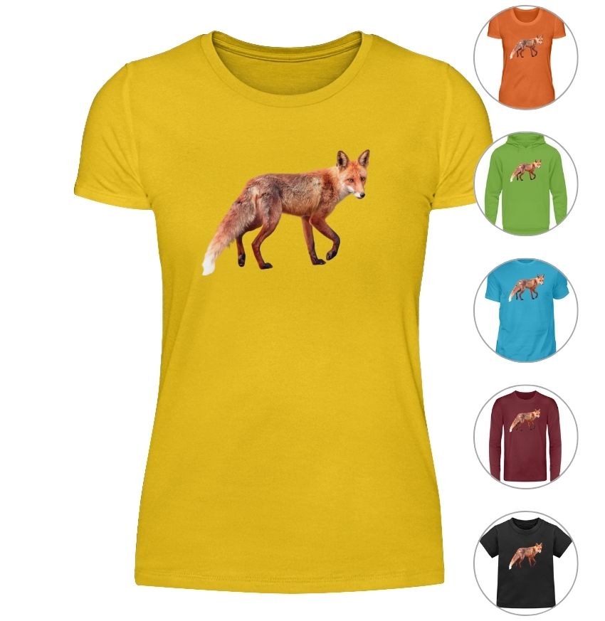 © Karo und Mayk Kollektion Naturbunt T-Shirt Großtstadfuchs Fuchs Karo und Mayk Kollektion Naturbunt T-Shirt Großtstadfuchs Fuchs